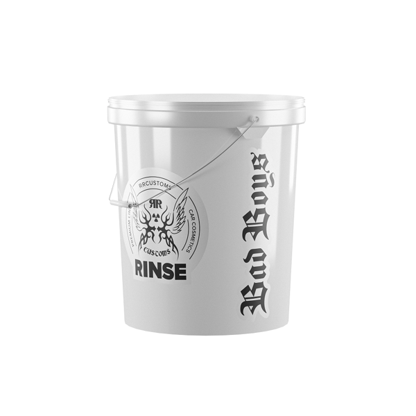 White Rinse Detailing Bucket Without Separator RINSE